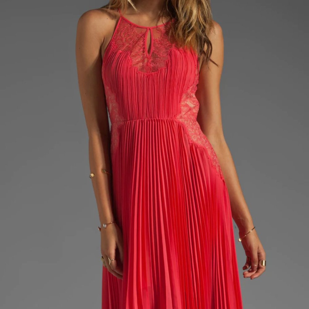 BCBGMaxAzria Mina Pleated Dress (NWOT) - Picture 6 of 16